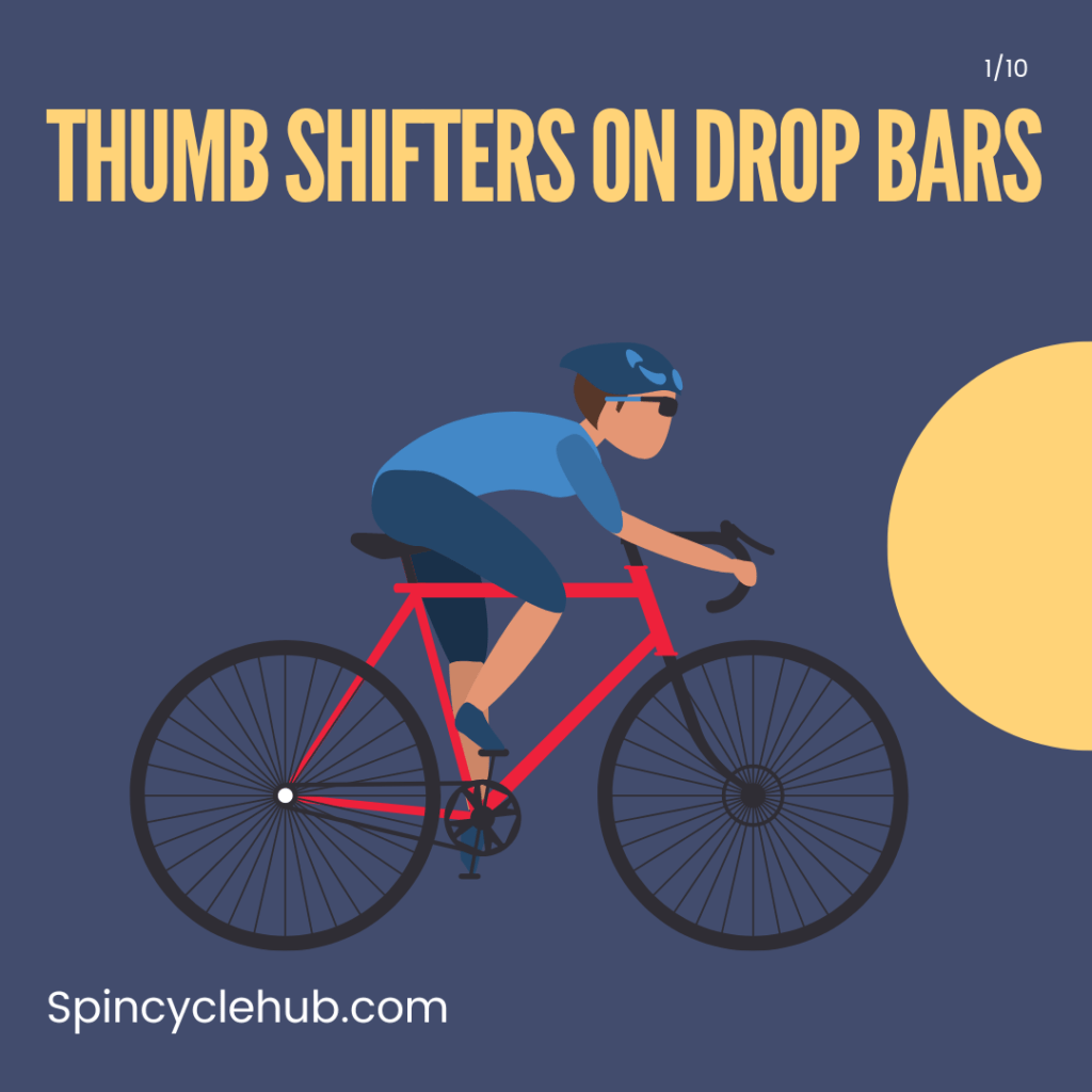 thumb shifters on drop bars