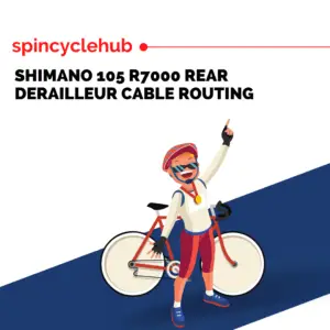 Shimano 105 R7000 Rear Derailleur Cable Routing