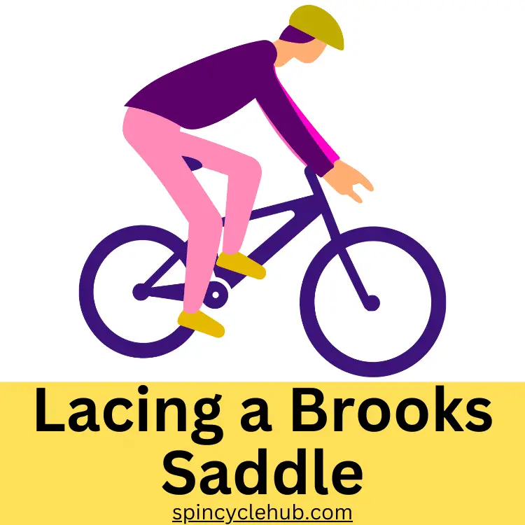 Lacing a Brooks Saddle